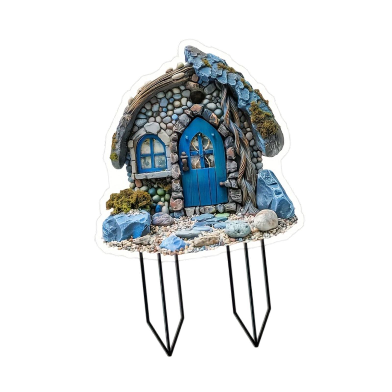Bonsai Garden Backyard - House Decorative Garden Stake 2D Creative