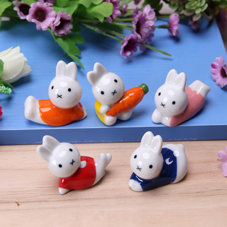 Bonsai Garden Japan - Little Rabbit Ceramic Crafts Attract Wealth