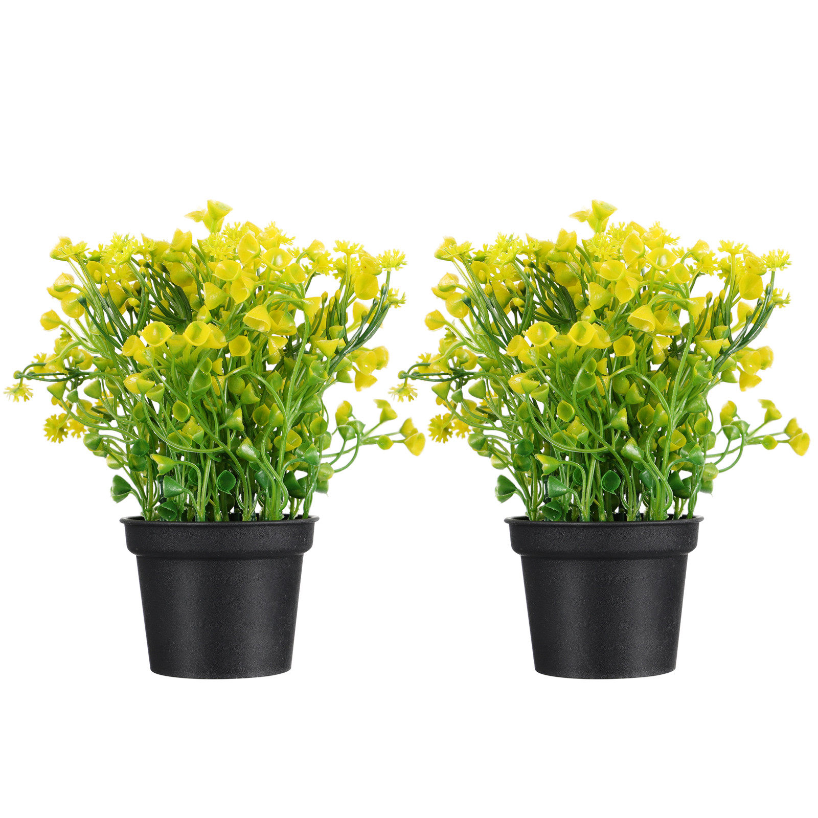Bonsai Garden And Cafe - 2Pcs Artificial Bell Grass Bonsai Fake