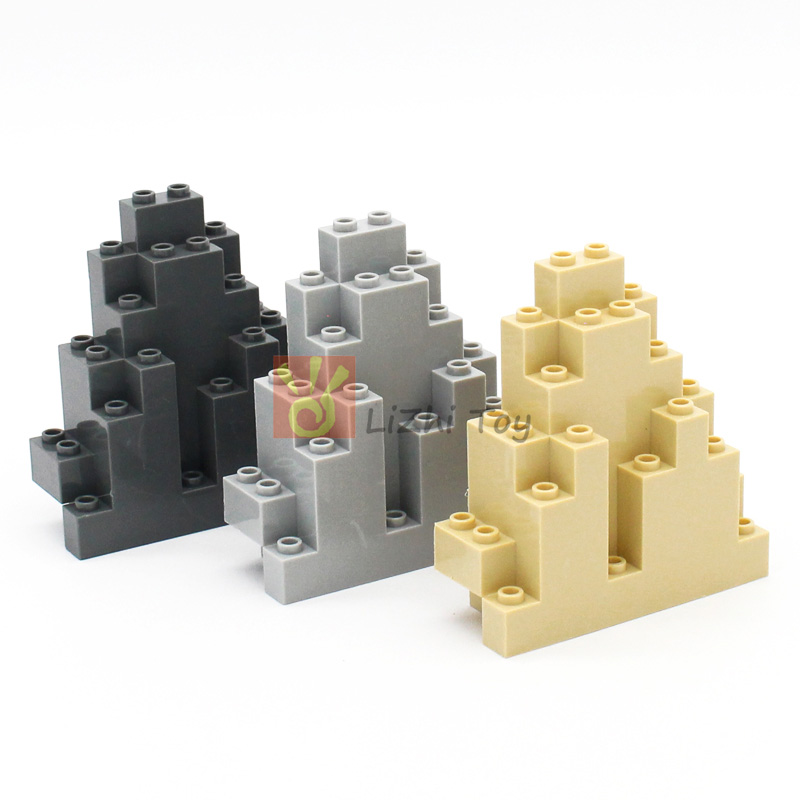 Bonsai Rock Garden - 2pcs-10pcs MOC Bricks 6083 Rock Panel