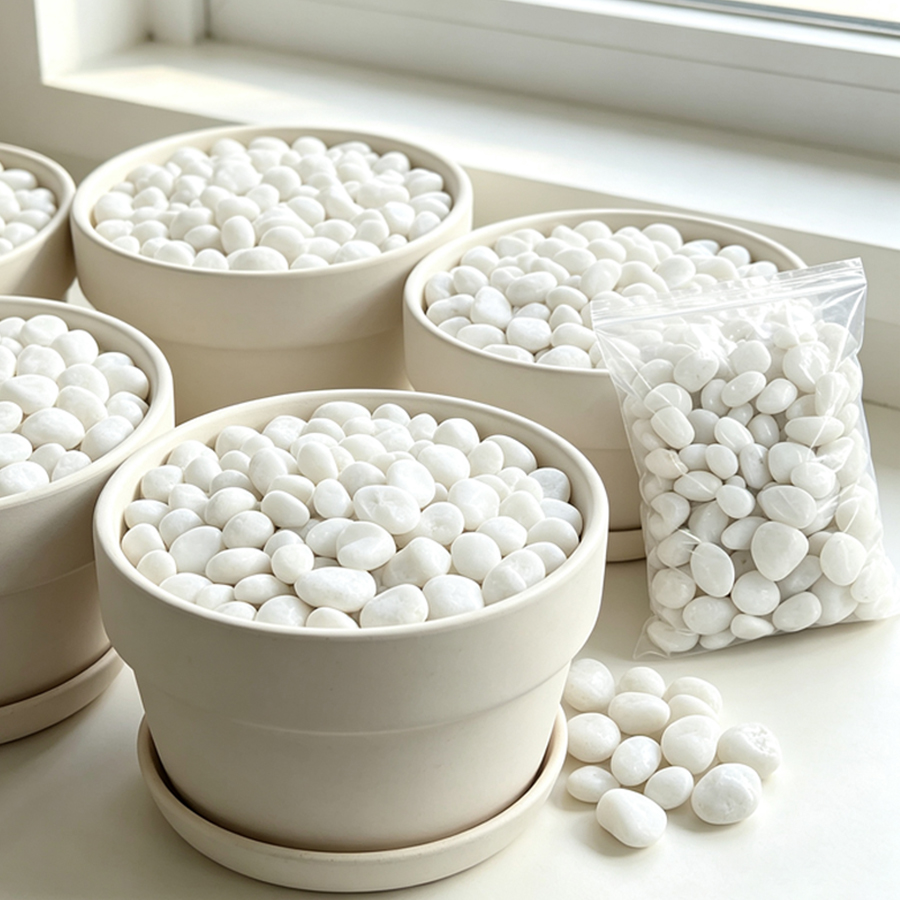 300/600g Polished White Pebble - Bonsai Rock Garden review and price