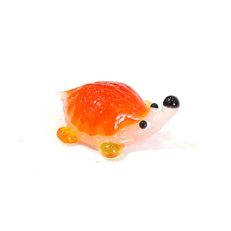 Handmade Mini Glass Hedgehog F - Bonsai Garden Japan review and price