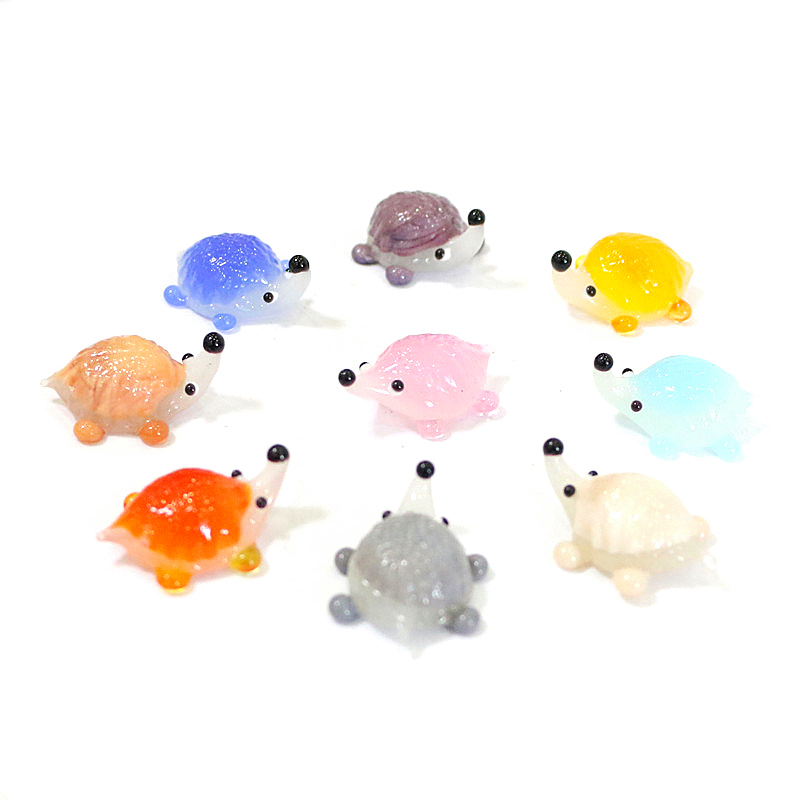 Handmade Mini Glass Hedgehog F - Bonsai Garden Japan review and price