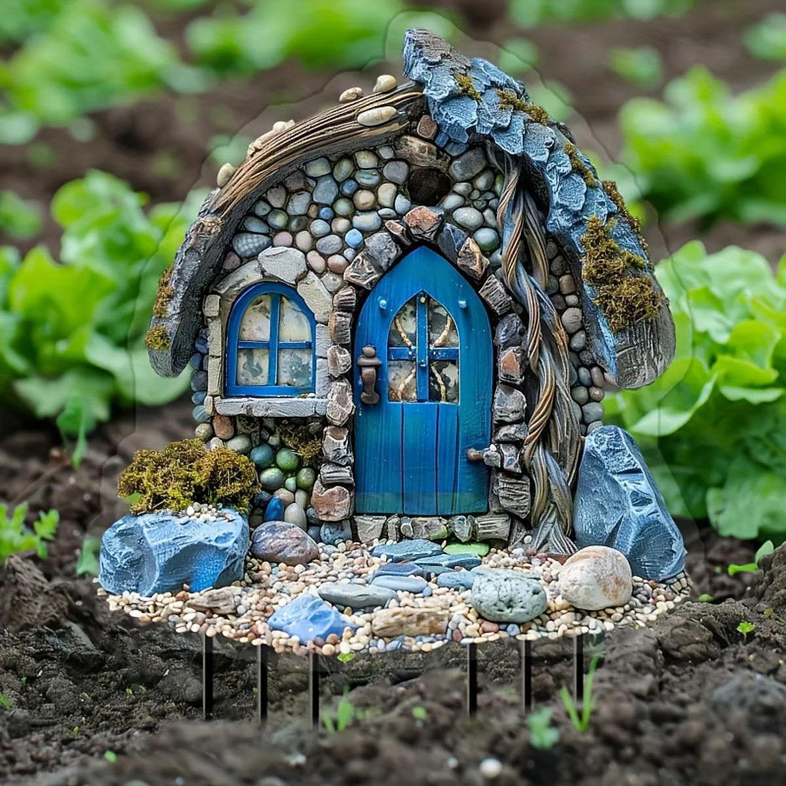 House Decorative Garden Stake  - Bonsai Garden Backyard review and price