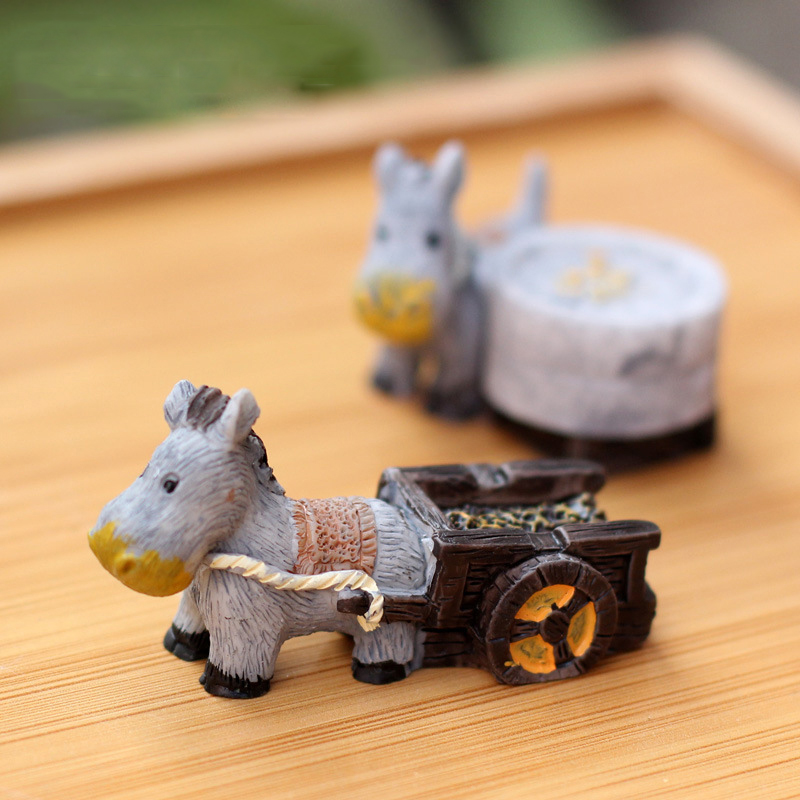 Animal Figurines Mini Donkey P - Bonsai Garden Japan review and price