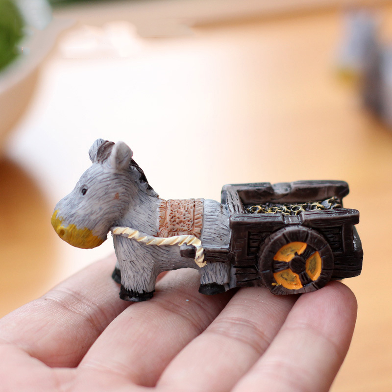 Animal Figurines Mini Donkey P - Bonsai Garden Japan review and price