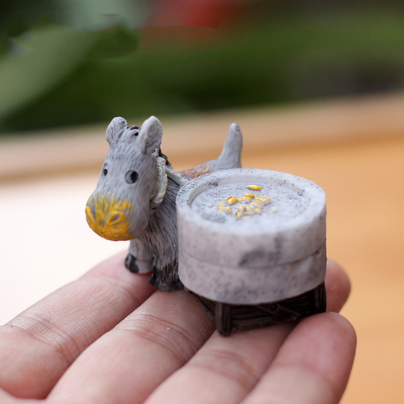 Animal Figurines Mini Donkey P - Bonsai Garden Japan review and price