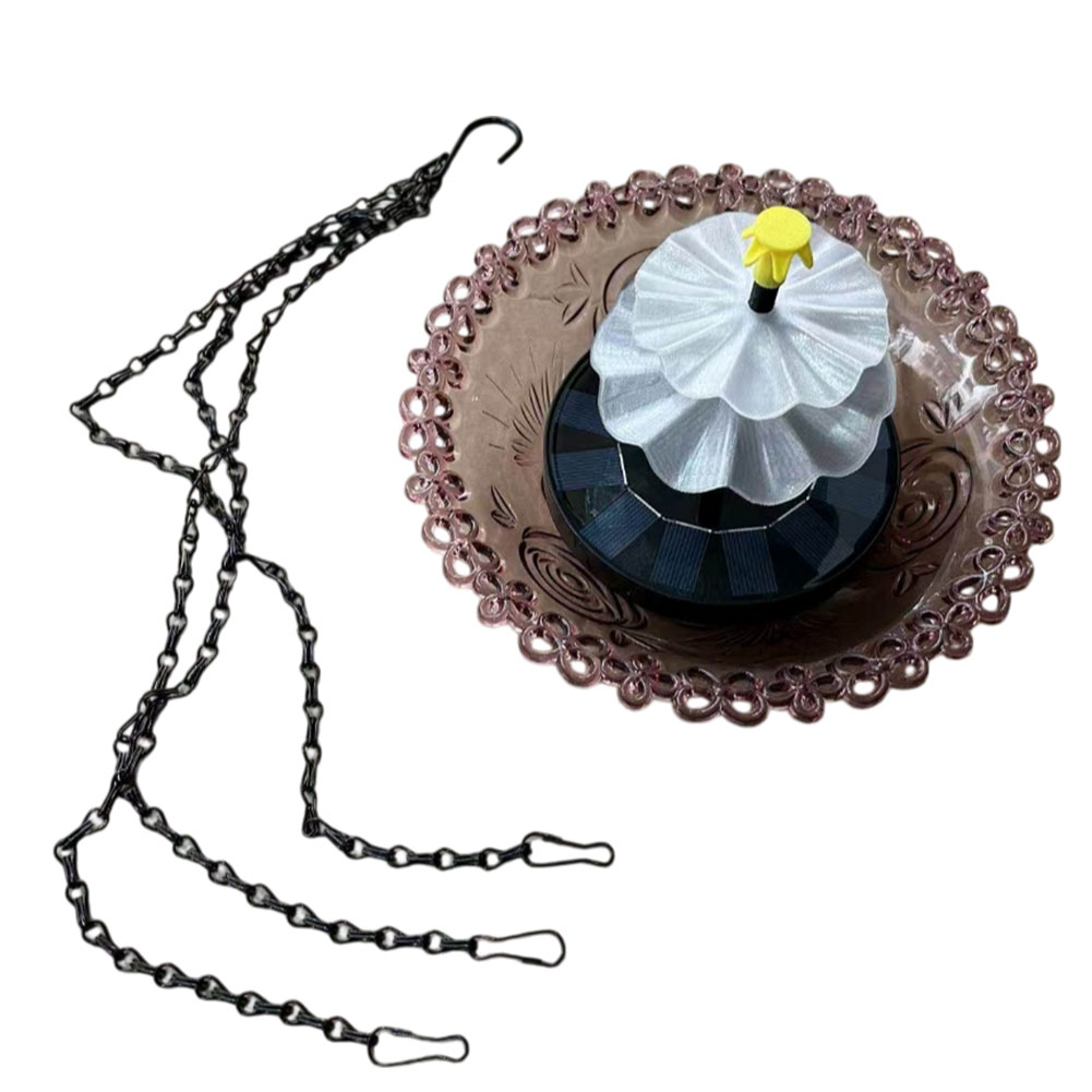 Solar Bird Bath Fountain with  - Bonsai Garden Backyard review and price