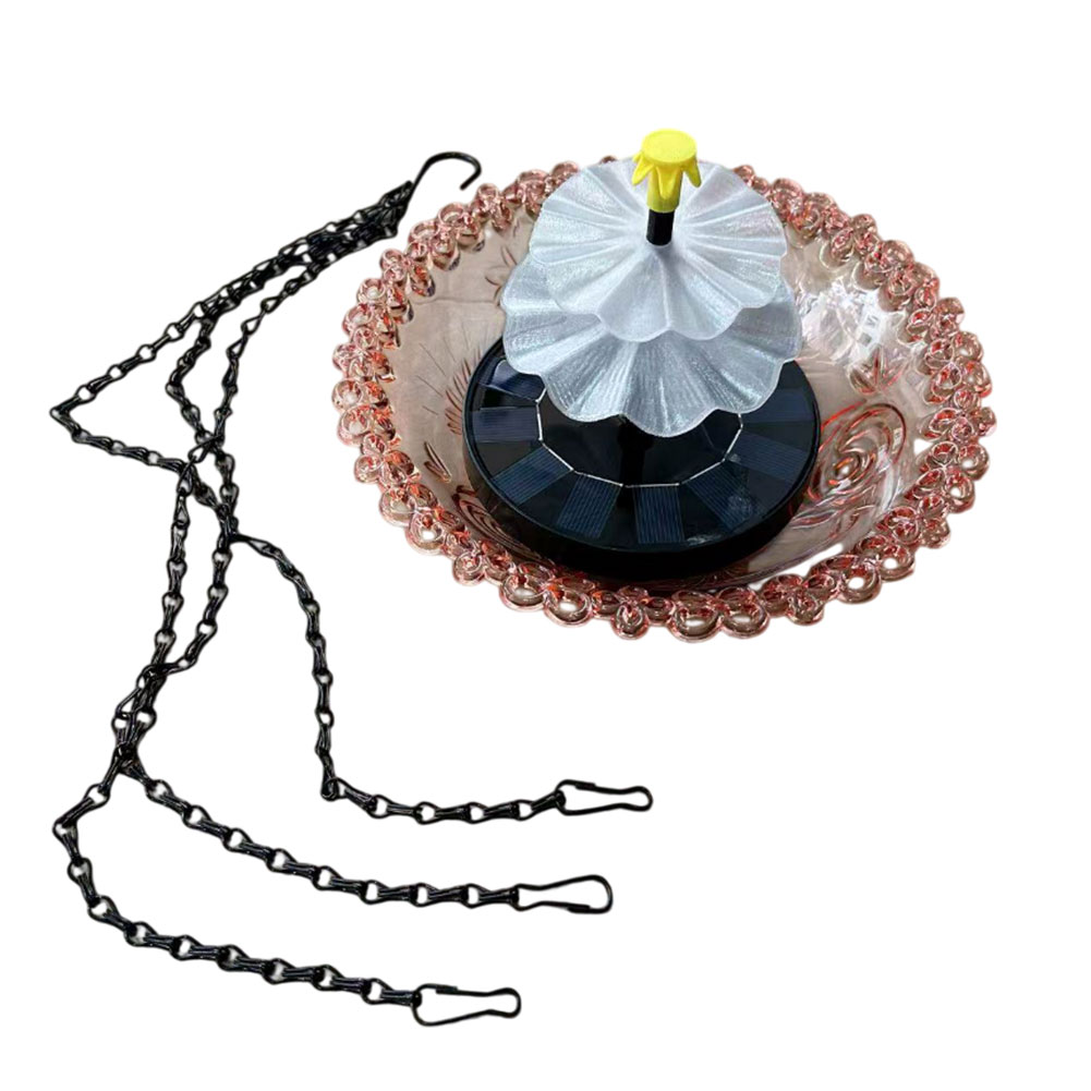 Solar Bird Bath Fountain with  - Bonsai Garden Backyard review and price