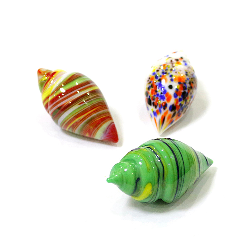 Cute Mini Glass Shell Conch Or - Bonsai Garden Europe review and price