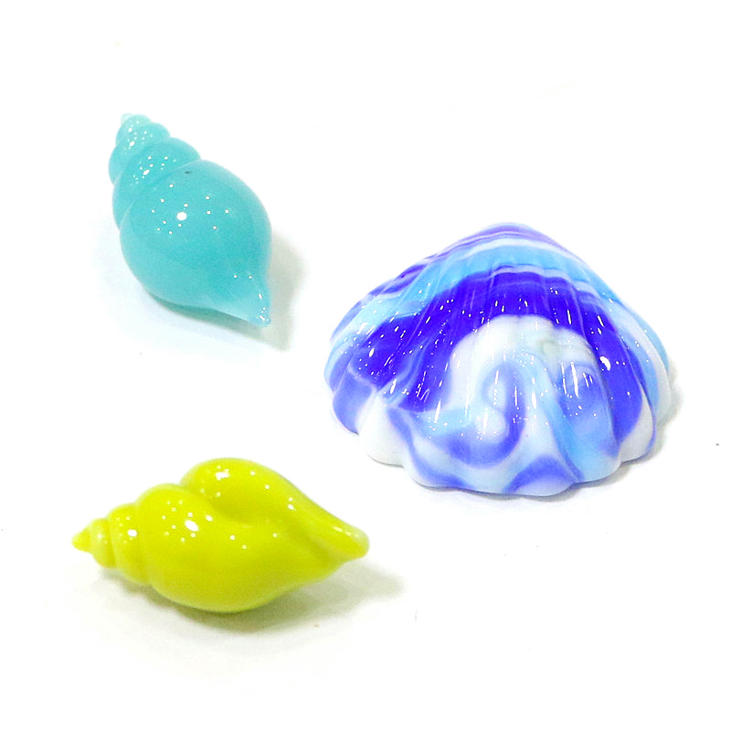 Cute Mini Glass Shell Conch Or - Bonsai Garden Europe review and price