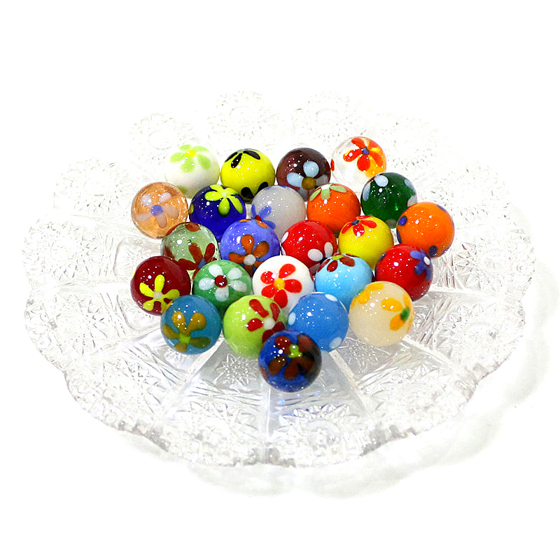 6pcs 16mm Colorful Rare Glass  - Bonsai Garden Europe review and price