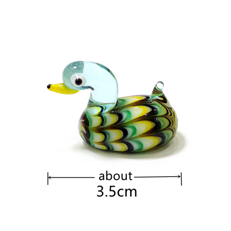 Handmade Mini Glass Duck Figur - Bonsai Garden Europe review and price