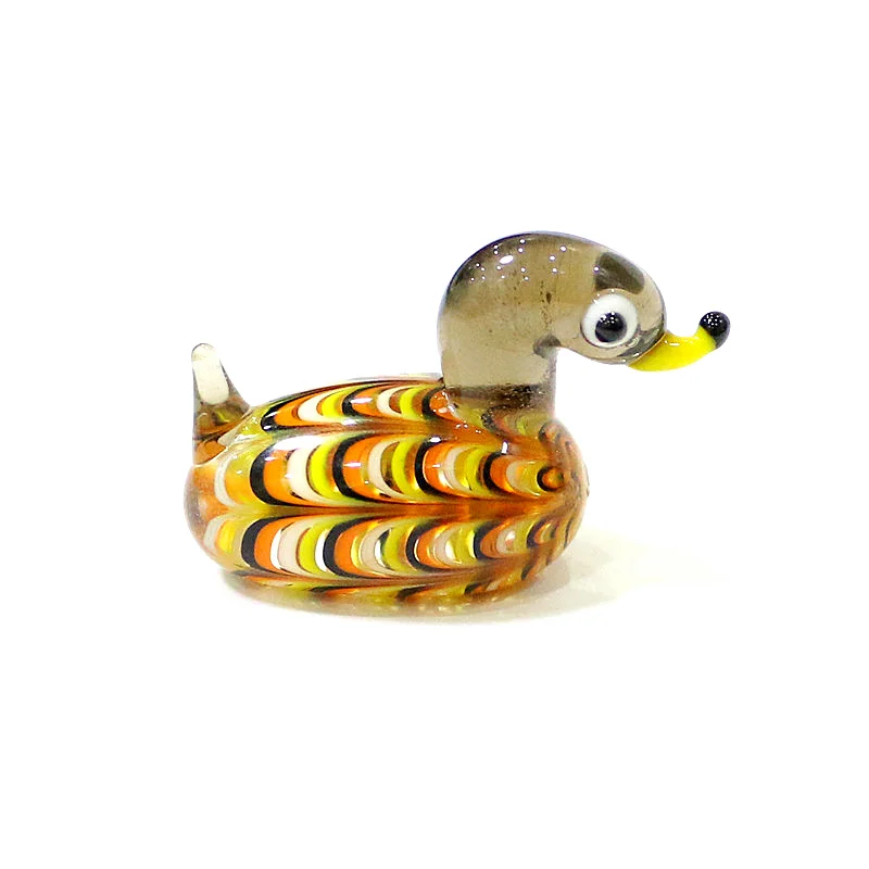 Handmade Mini Glass Duck Figur - Bonsai Garden Europe review and price