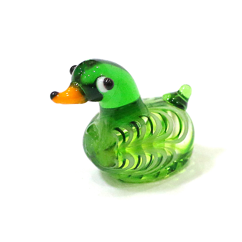 Handmade Mini Glass Duck Figur - Bonsai Garden Europe review and price