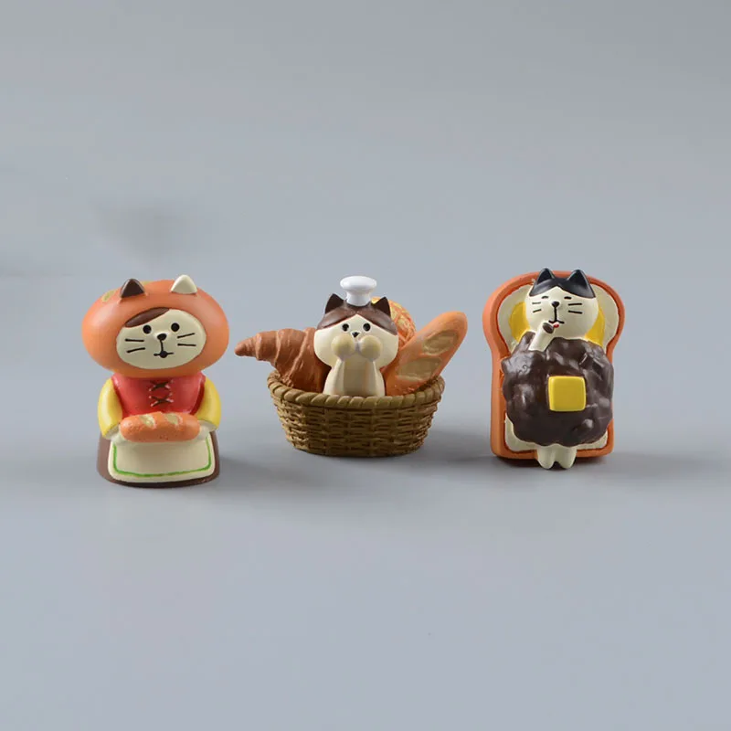Zakka Style Cartoon Cat Bread  - Bonsai Garden Japan review and price