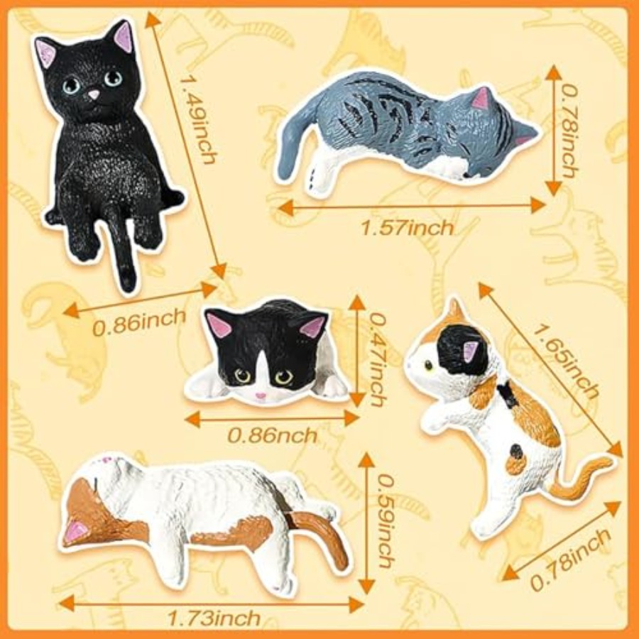 Miniature Cute Cat Figurines,  - Bonsai Garden Japan review and price