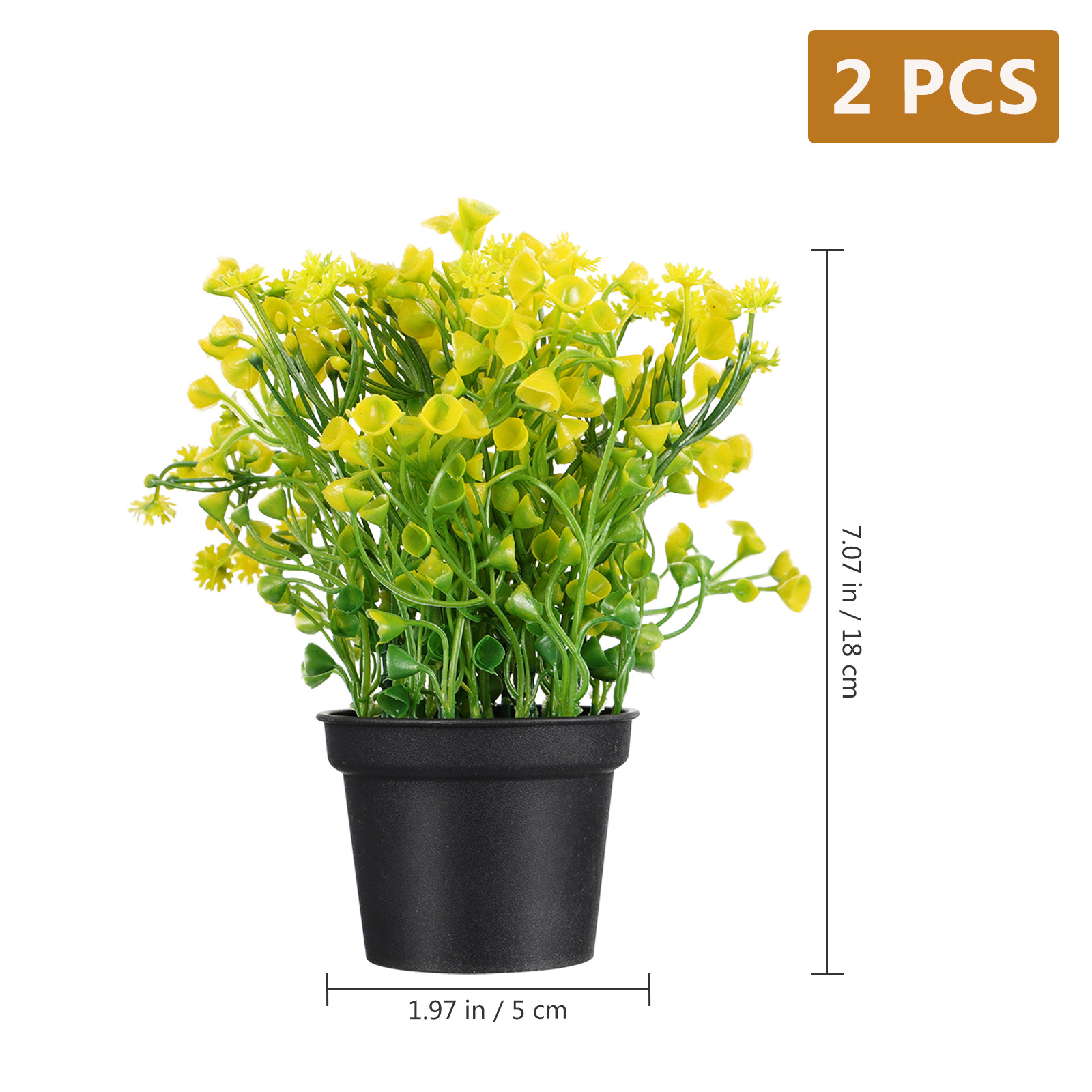 2Pcs Artificial Bell Grass Bon - Bonsai Garden And Cafe review and price