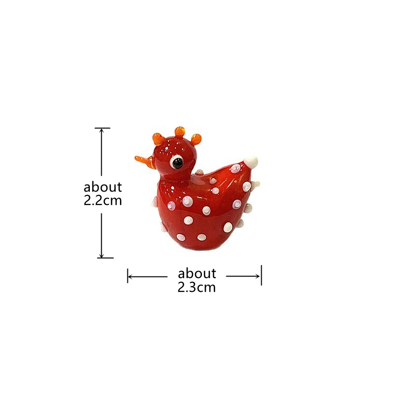 2PCS Handmade Cute Glass Chick - Bonsai Garden Japan review and price
