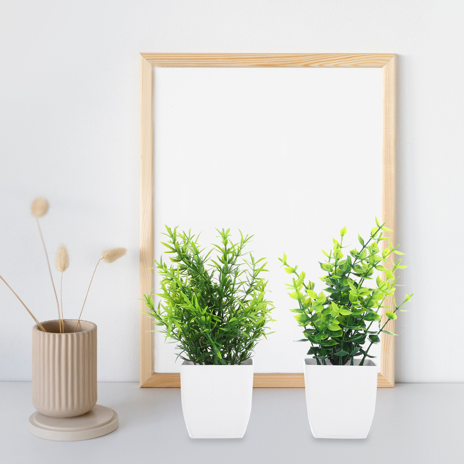 4Pcs Realistic Faux Potted Pla - Bonsai Garden And Cafe review and price