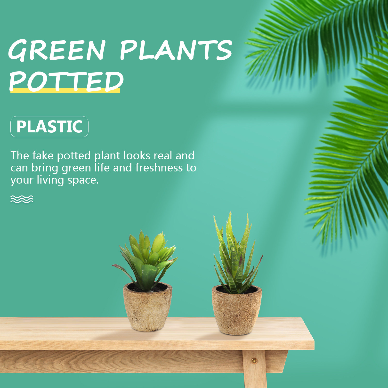 4Pcs Simulation Succulent Bons - Bonsai Garden And Cafe review and price