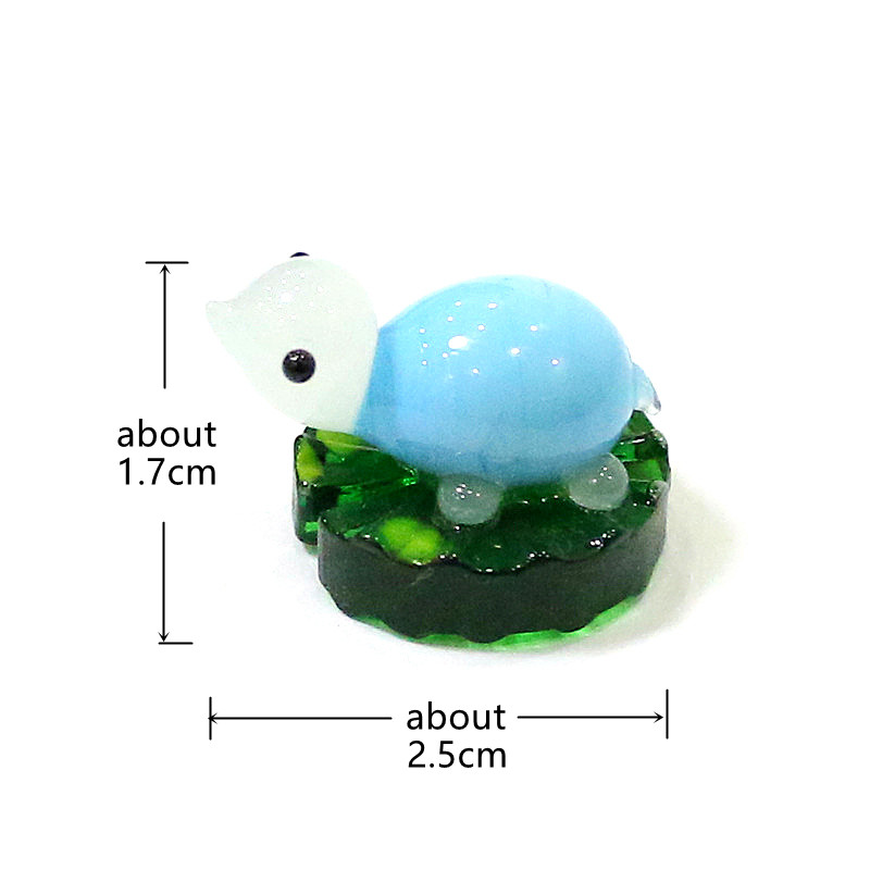 2pcs Colorful Mini Turtle Stat - Bonsai Garden Japan review and price
