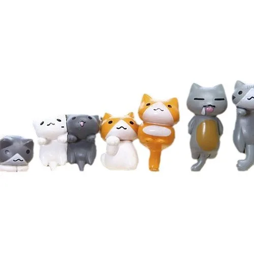6Pcs/Set Cartoon Lucky pvc Cat - Bonsai Garden Japan review and price